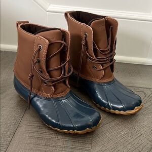 Western Chief Navy Duck Boots